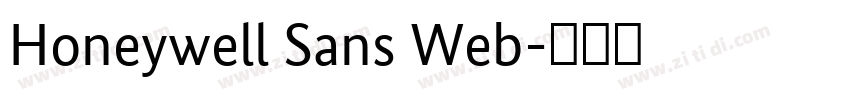 Honeywell Sans Web字体转换
